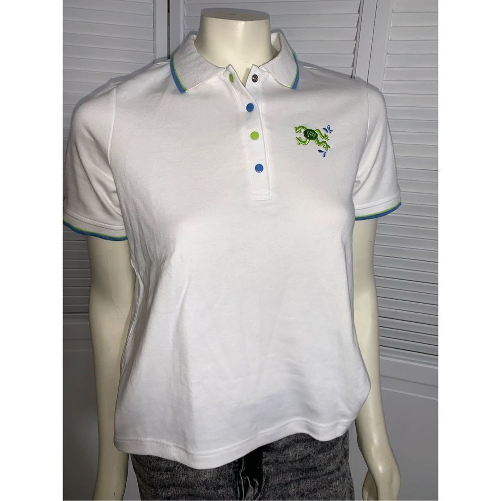 ‎Vintage Breckinridge Collared Frog T Shirt White PM